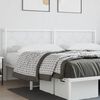 vidaXL Metal Headboard White 193 cm