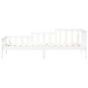 vidaXL Day Bed without Mattress White 80x200 cm Solid Wood Pine