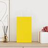 vidaXL Paper Bags 50 pcs with Handles Yellow 21x11x36 cm