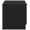 vidaXL TV Cabinet 2 pcs Black Oak 80 x 35 x 36.5 cm Engineered Wood