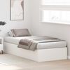 vidaXL Storage Bed Frame White 80 x 200 cm Engineered Wood