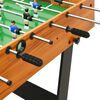 vidaXL Folding Football Table 121x61x80 cm Light Brown