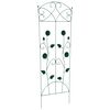vidaXL Garden Fence 3 pcs Green 112 x 40 cm Steel