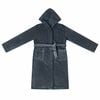 vidaXL Bathrobe Hoodie Navy Blue S Flannel