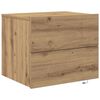 vidaXL Bedside Cabinet with Drawer 2 pcs Artisan Oak 50 x 39 x 41 cm