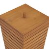 vidaXL Laundry Basket 30x30x45 cm Solid Teak Wood