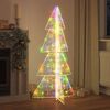 vidaXL Christmas Tree with 160 LEDs Multicolour 150 cm Acrylic