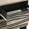 vidaXL Bedside Cabinet 2 pcs White and Black 40 x 33 x 46 cm