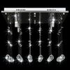 vidaXL Ceiling Lamp with Crystal Beads Silver Cubic G9
