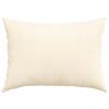 vidaXL Sofa Pillows 2 pcs Cream 70 x 50 cm Corduroy Fabric