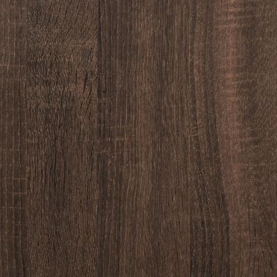 vidaXL Console Table Brown Oak 100x32x75 cm Engineered Wood