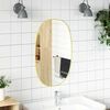 vidaXL Wall Mirror Gold 70x45 cm