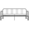 vidaXL Pull-out Sofa Bed Frame without Mattress Grey Metal 90x200 cm