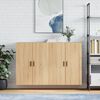 vidaXL Wall Mounted Cabinets 2 pcs Sonoma Oak 69.5x34x90 cm