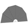 vidaXL Balcony Privacy Screen &Oslash; 400 cm Polyester Light Grey