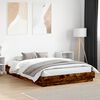 vidaXL Bed Frame without Mattress Smoked Oak 150x200 cm King Size
