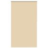 vidaXL Roller Blind Blackout Beige 120x210 cm Fabric Width 116.6 cm Polyester