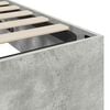 vidaXL Ottoman Bed Frame Concrete Grey 90 x 200 cm Engineered Wood