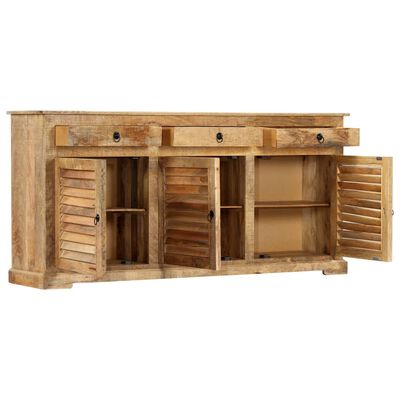 vidaXL Side Cabinet 170x38x80 cm Solid Mango Wood