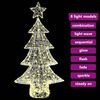 vidaXL Christmas Tree with 160 LEDs Warm white 150 cm Acrylic