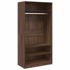 vidaXL Wardrobe Brown Oak 100x50x200 cm Engineered Wood