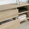 vidaXL TV Cabinet Sonoma 100 x 36 x 49.5 cm Engineered Wood