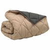 vidaXL Winter Duvet Anthracite and Taupe 220 x 200 cm Microfiber