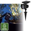 Luxform Intelligent Hybrid Solar LED Garden Light Montana&nbsp; Black