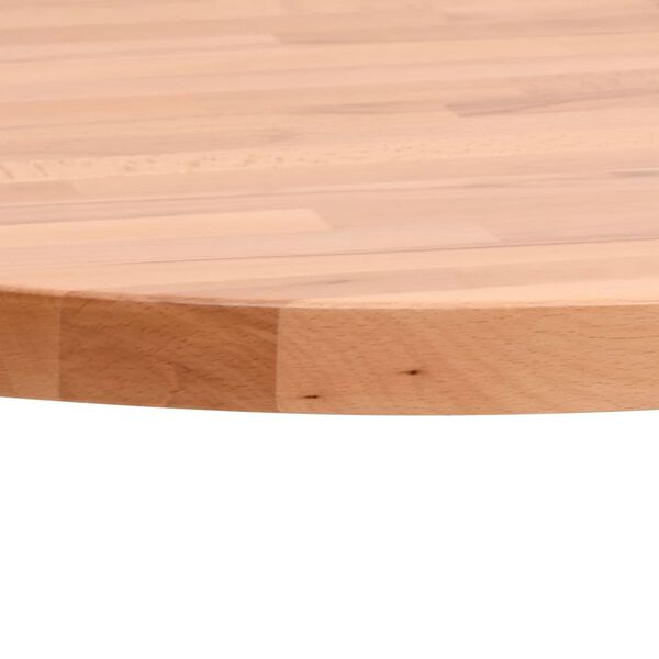 vidaXL Table Top &Oslash;40x4 cm Round Solid Wood Beech