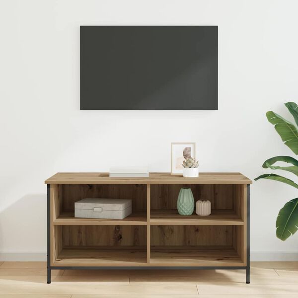 vidaXL TV Cabinet Artisan Oak 100 x 40 x 50 cm Engineered Wood