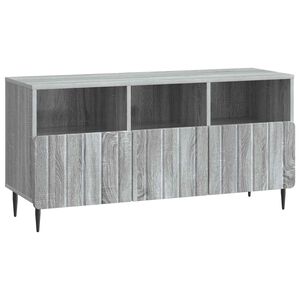 vidaXL TV Cabinet Grey Sonoma 102 x 34.5 x 50 cm Engineered Wood