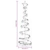 vidaXL LED Christmas Tree with Baubles 120 LEDs Warm White 180 cm