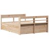 vidaXL Bed Frame without Mattress 140x190 cm Solid Wood Pine