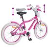 vidaXL Kids Bike 18'' for 5-7 Years Old Pink