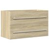 vidaXL Sink Cabinet Old Wood 80x38,5x48 cm Engineered Wood