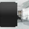 vidaXL Window Films 3 pcs Static Frosted Black PVC