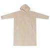 vidaXL Blanket Hoodie Beige L Flannel