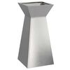 vidaXL Pillar Planter Silver 35 x 35 x 73 cm Stainless Steel