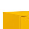 vidaXL Coffee Table Mustard Yellow 68x50x43.5 cm Steel