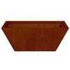 vidaXL Garden Planter 5 pcs Rusty 40 x 40 x 15 cm Weathering Steel