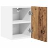 vidaXL Hanging Cabinet 2 pcs Old Wood and White 30 x 31 x 40 cm