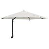 vidaXL Garden Parasol Sand 248 x 248 x 148 cm Polyester and Steel