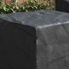 vidaXL Furniture Cover Plain Black 82 x 82 x 65 cm 600D Oxford Fabric