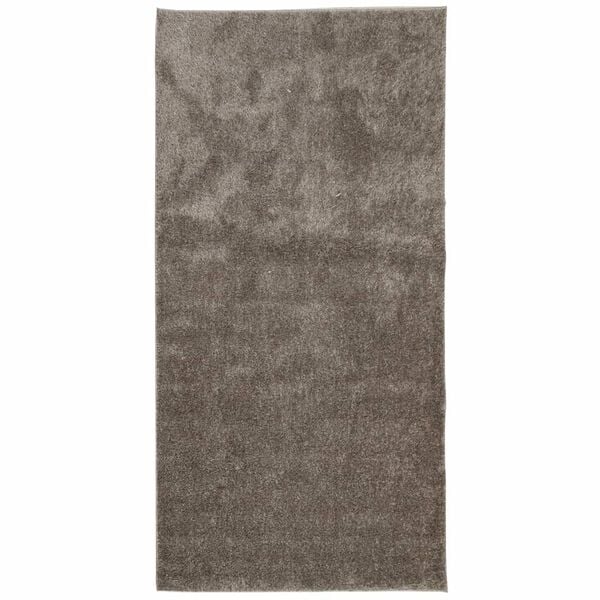vidaXL Rug ISTAN High Pile Shiny Look Grey 100x200 cm