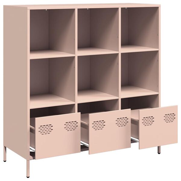 vidaXL Highboard&nbsp;Pink 101.5x39x103.5 cm Steel