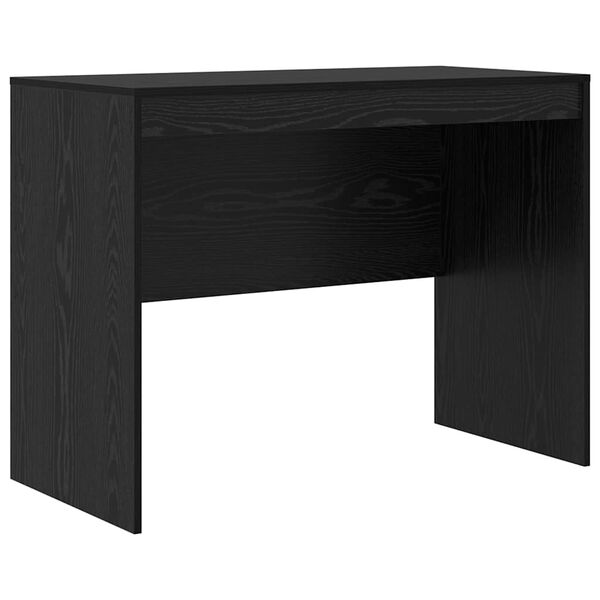 vidaXL Desk Black Oak 100 x 50 x 76 cm