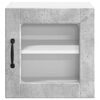 vidaXL Kitchen Cabinet with Shelf 2 pcs Concrete Grey 40 x 31 x 40 cm