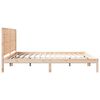 vidaXL Extra Long Bed Frame without Mattress 200x210 cm Solid Wood