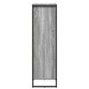 vidaXL Bathroom Cabinet Grey Sonoma 40 x 30 x 100 cm Engineered Wood