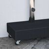 vidaXL Umbrella Base Black 45x25x8 cm Granite